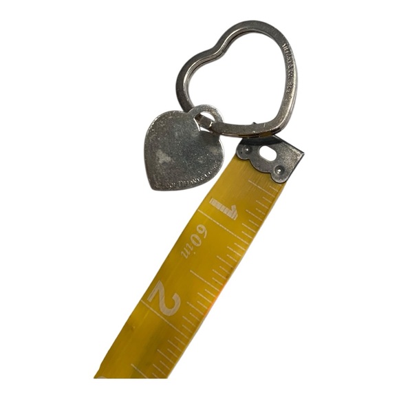 Tiffany & Co. Silver Heart Keychain 925 sterling engraved y2k purse - Picture 10 of 12